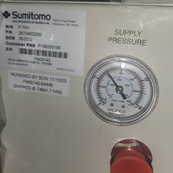 Sumitomo F70H Compressor