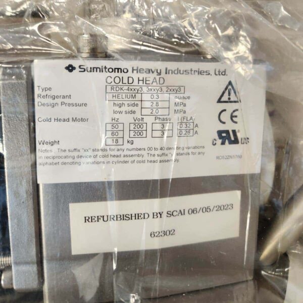 Sumitomo Coldhead RDK-408L3